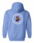 CDN as Chuck Rosie Flex Left Chest and Back Pullover Hoodie - Gildan Canada (sewn Internationally) - Unisex
