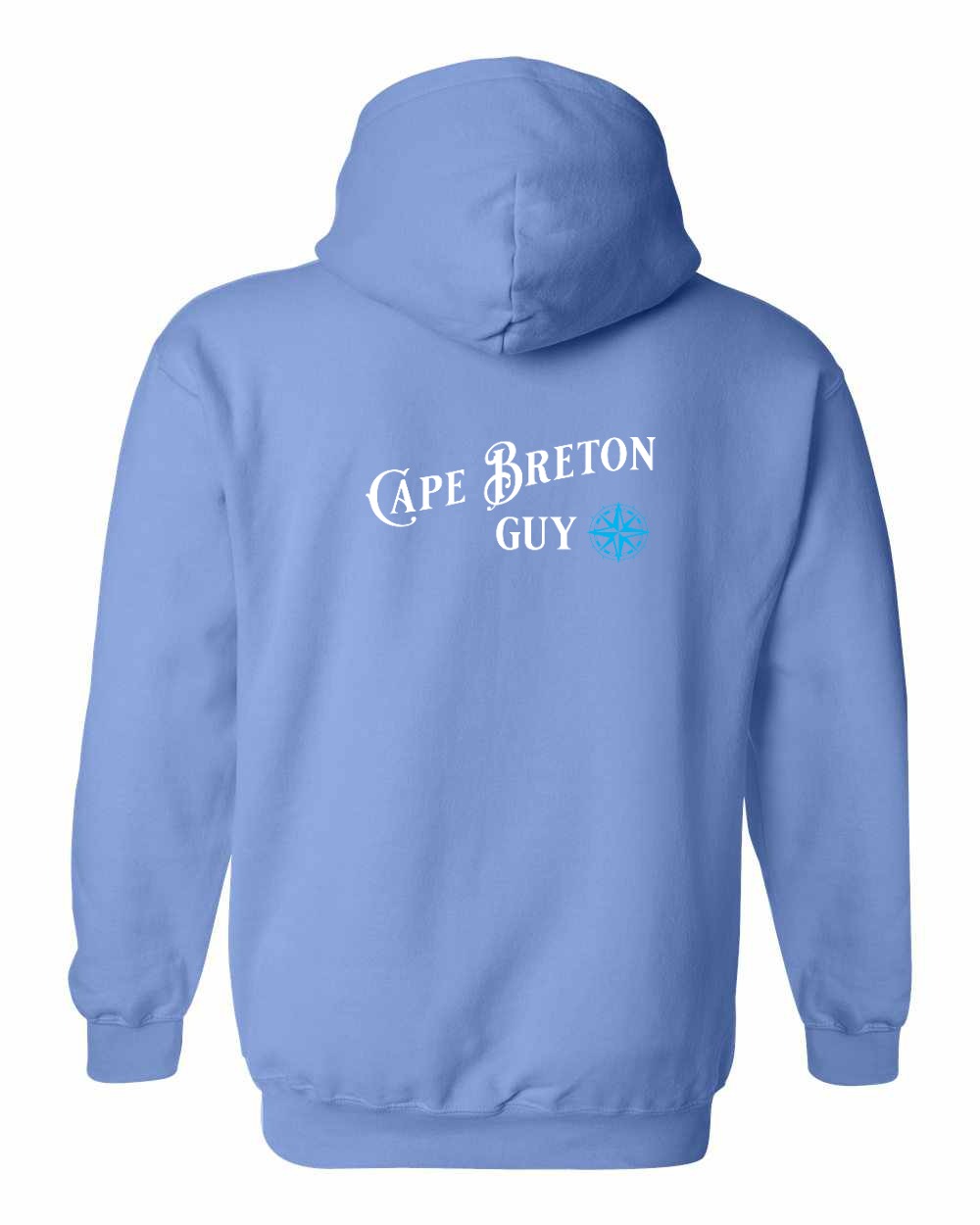 CB Guy Blue Left Chest and Back Pullover Hoodie - Unisex