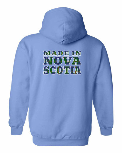Made In Nova Scotia ( Tartan Lettering) Left Chest and Back pullover