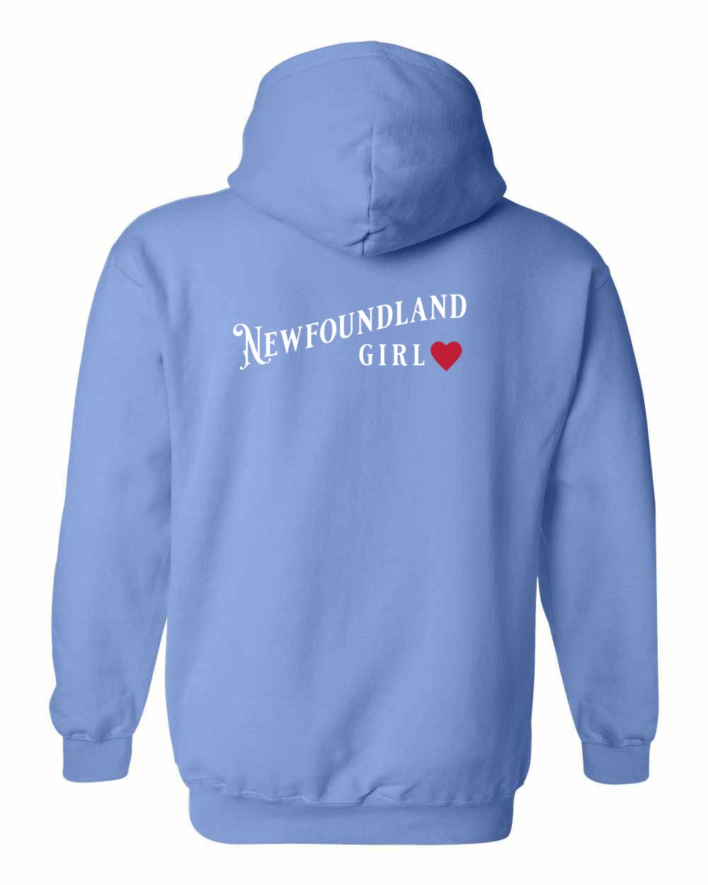 NFLD Girl Left Chest and Back Pullover Hoodie - Unisex