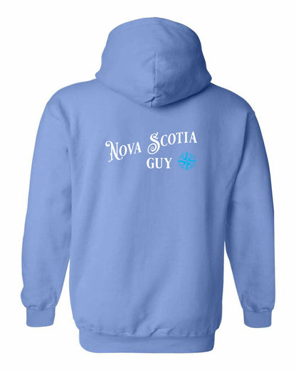 Nova Scotia Guy blue Left Chest and Back pullover