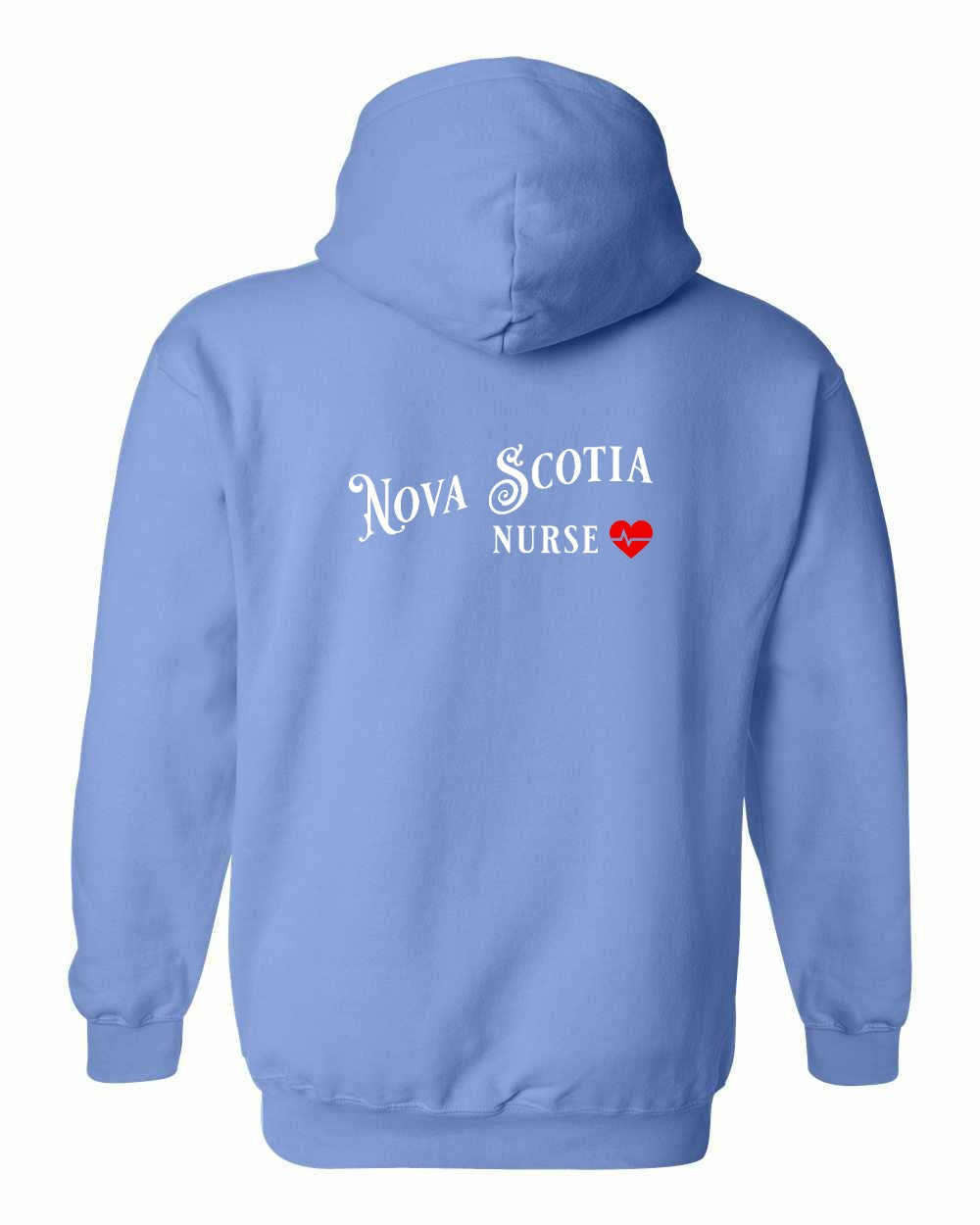 Nova Scotia Nurse Left Chest and Back pullover
