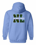 NFLD and Labrador Saltwater Raised Left Chest and Back Pullover Hoodie - Unisex