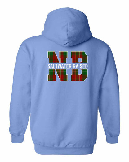 New Brunswick Saltwater Raised Left Chest and Back Pullover Hoodie