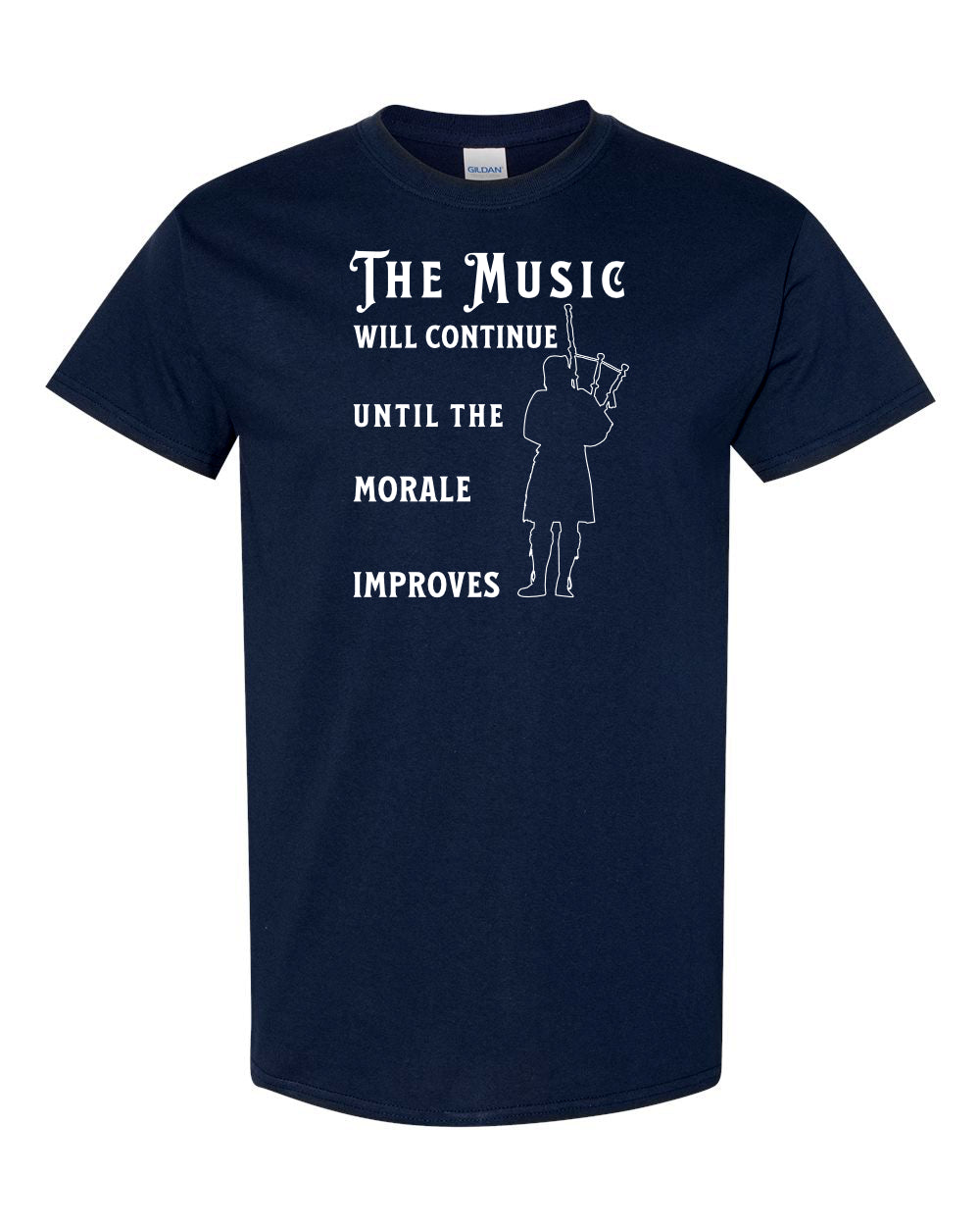 Maritime Swag Bagpipe  Music will Continue Men's Tee