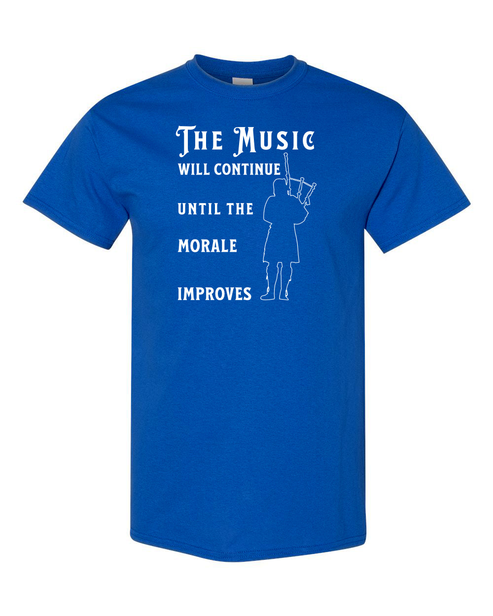 Maritime Swag Bagpipe  Music will Continue Men's Tee