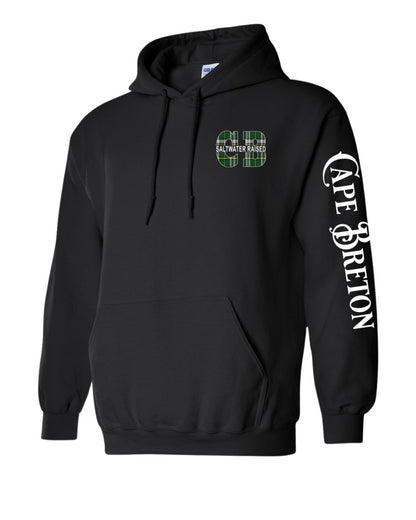 Cape Breton Saltwater Raised Left chest and Sleeve Pullover Hoodie