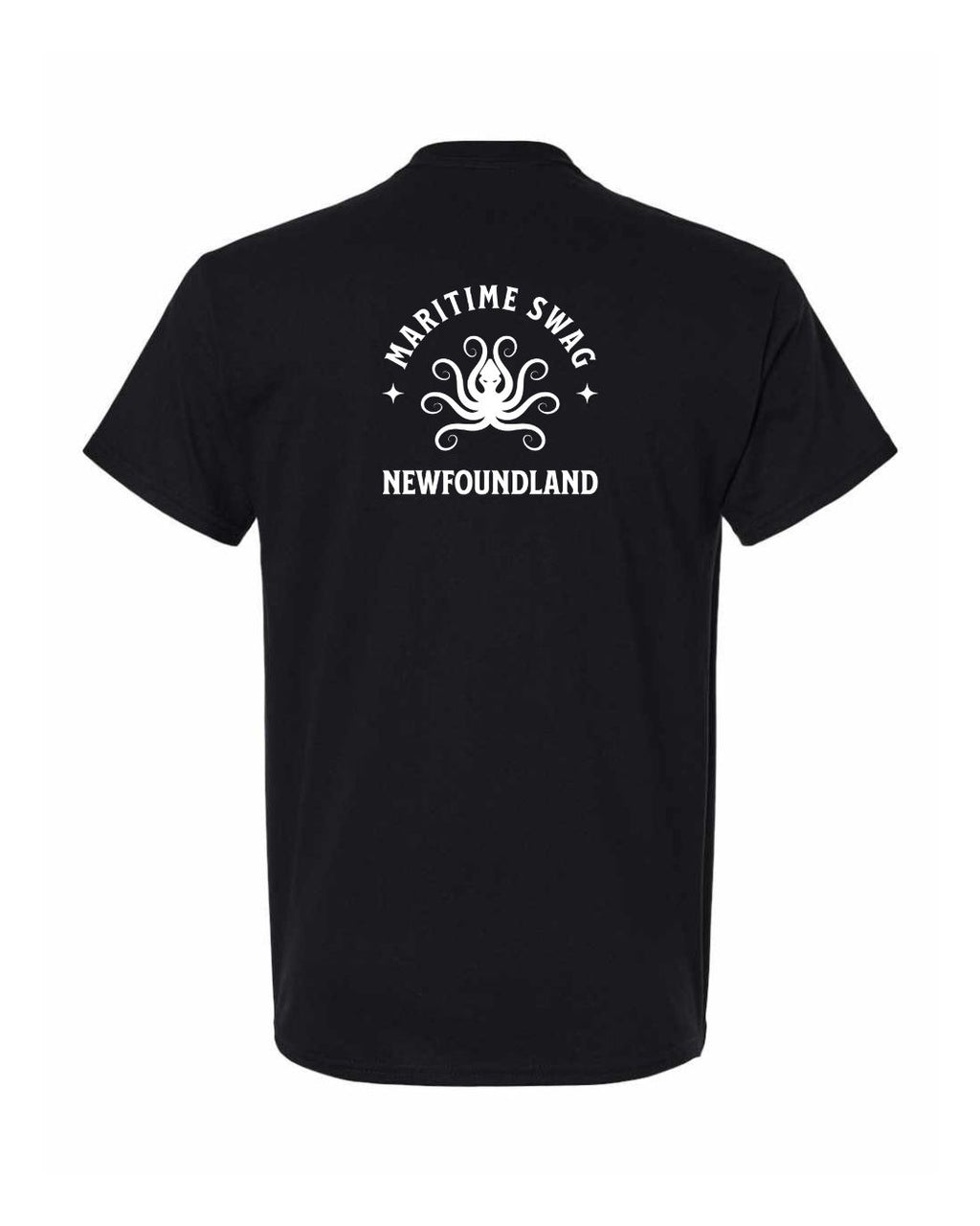 Maritime Swag NFLD Octopus Left Chest and Back Men's Tee