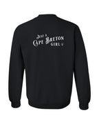 Just a CB Girl Tartan Left Chest and Back Crewneck Sweatshirt - Unisex