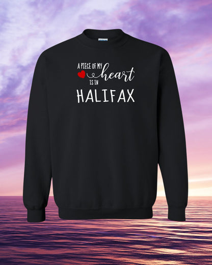 A piece of my Heart is in Halifax Sweatshirt