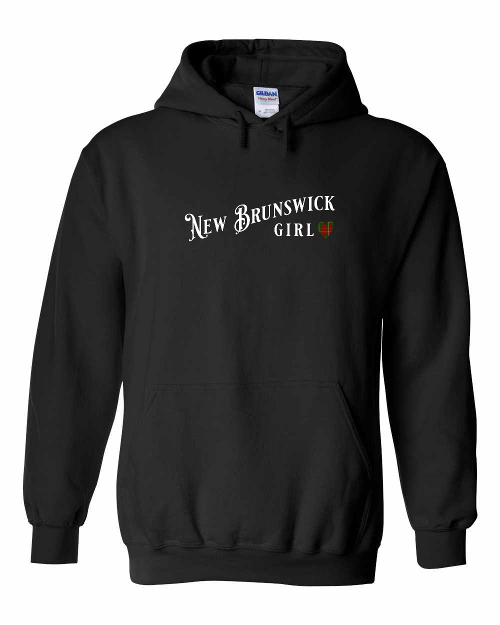 NB Girl Tartan Heart Pullover Hoodie - Unisex