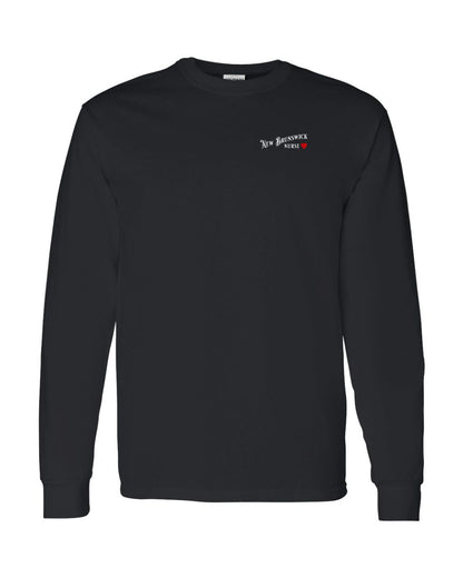 New Brunswick Nurse Left Chest and Back Long Sleeve