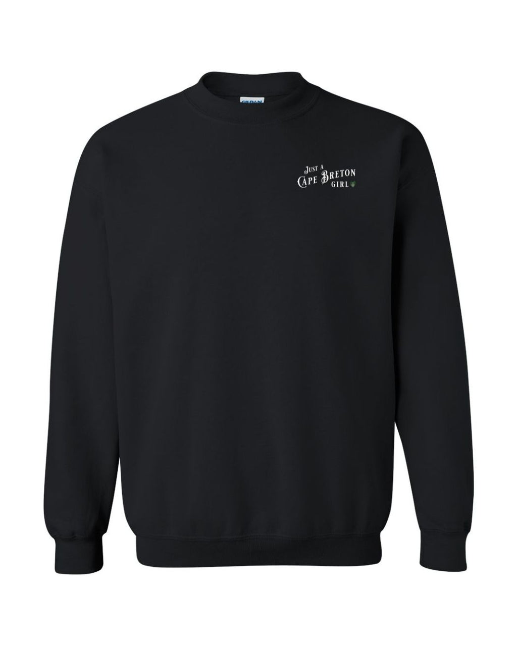 Just a CB Girl Tartan Left Chest and Back Crewneck Sweatshirt - Unisex