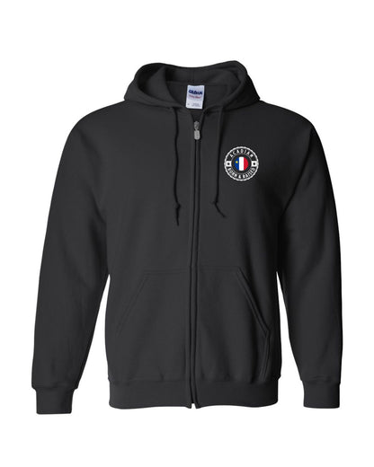 Acadian Born and Raised Left Chest Only Zip