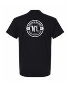 Born & Raised NFLD Left Chest and Back Men's Tee