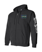 Saltwater Raised NS Left Chest and Sleeve Zip Hoodie - Unisex