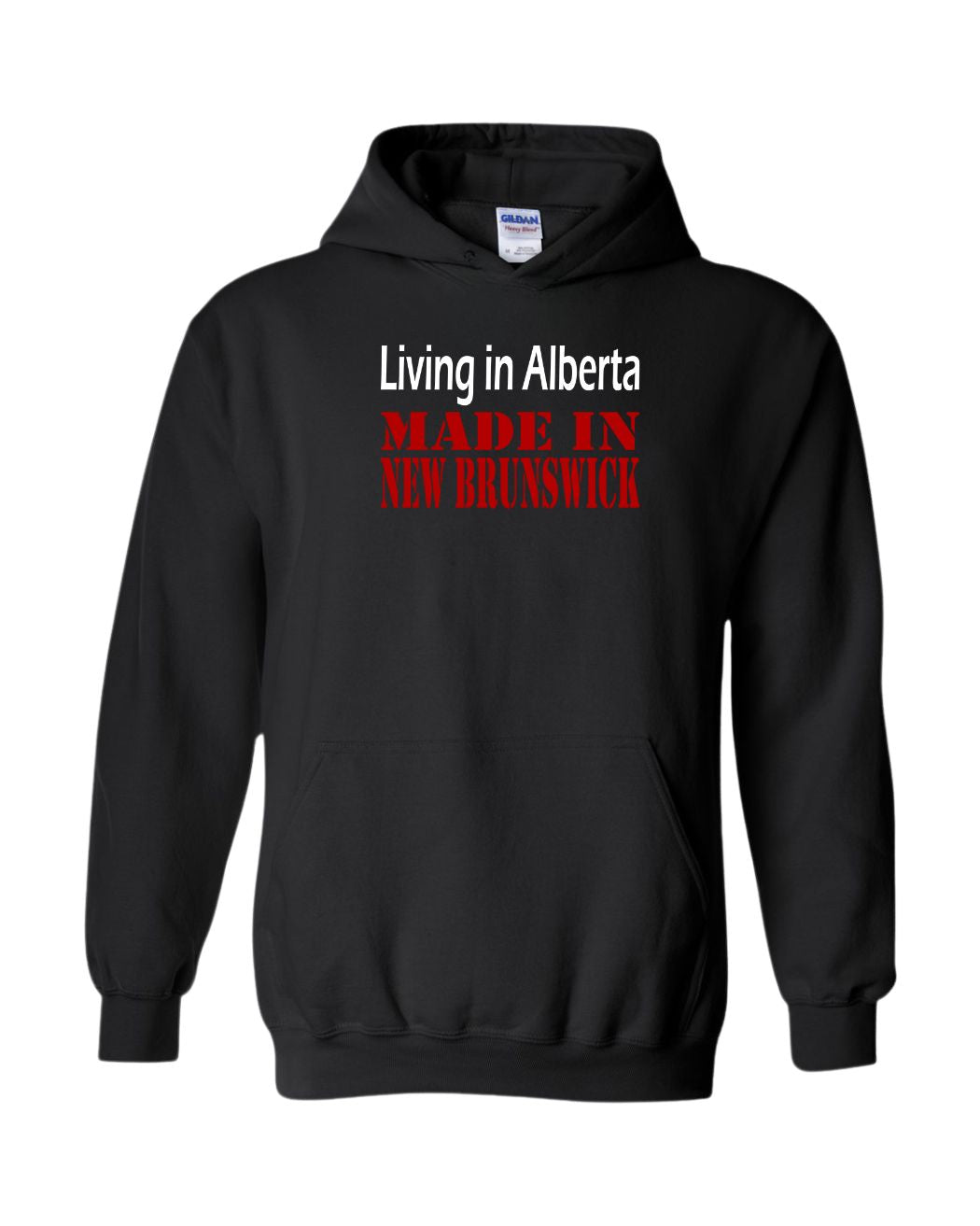 Living in Alberta Made in NB Pullover Hoodie