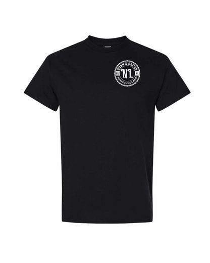 Born & Raised Newfoundland Left Chest and Back Men's Tee