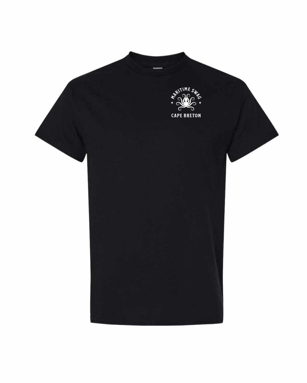 Maritime Swag CB Octopus Left Chest and Back Men's Tee