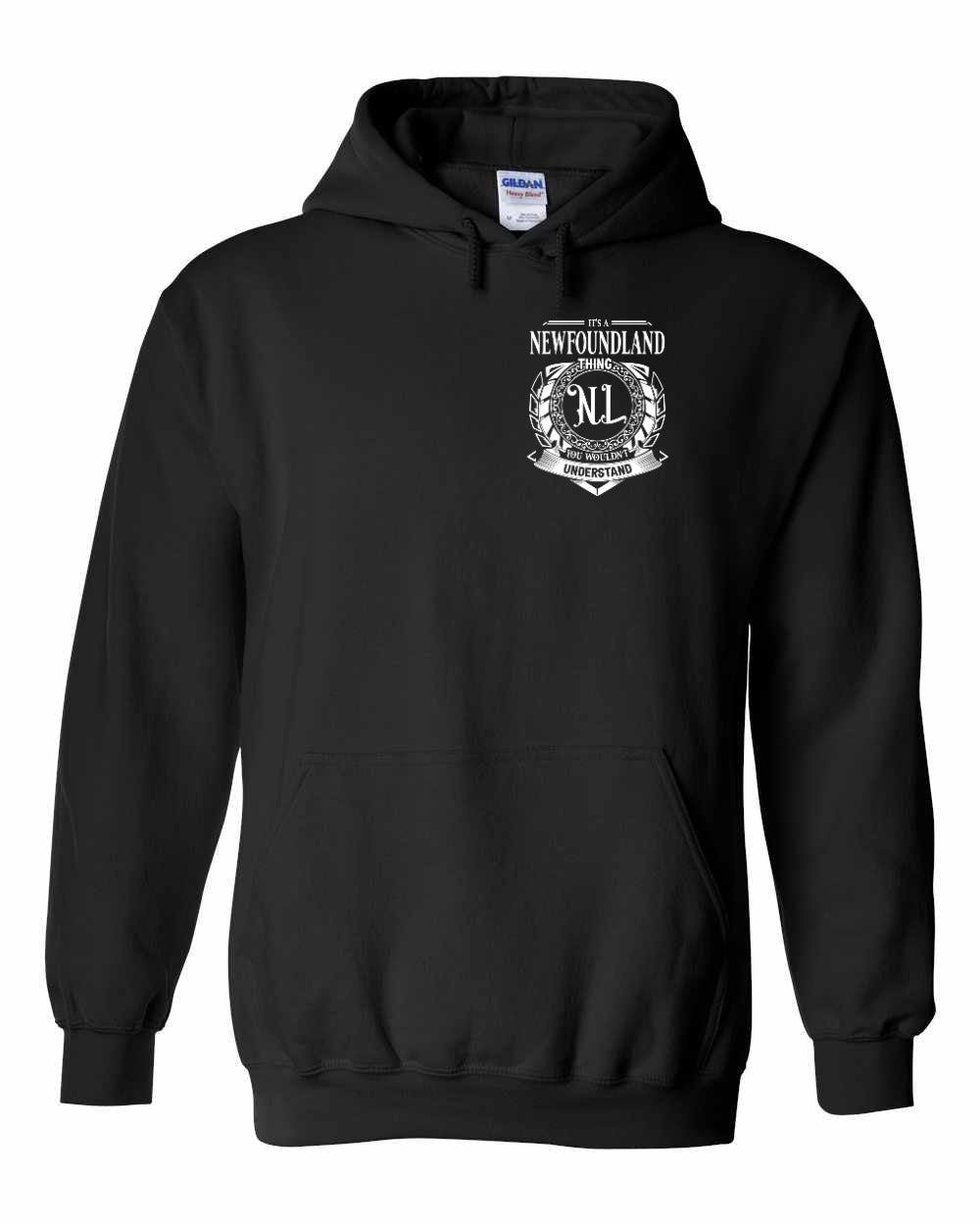 It's  A NFLD Thing Left Chest and Back Pullover Hoodie - Unisex