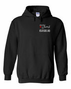 A piece of My heart in NFLD (Red Heart) Left Chest Pullover Hoodie - Unisex
