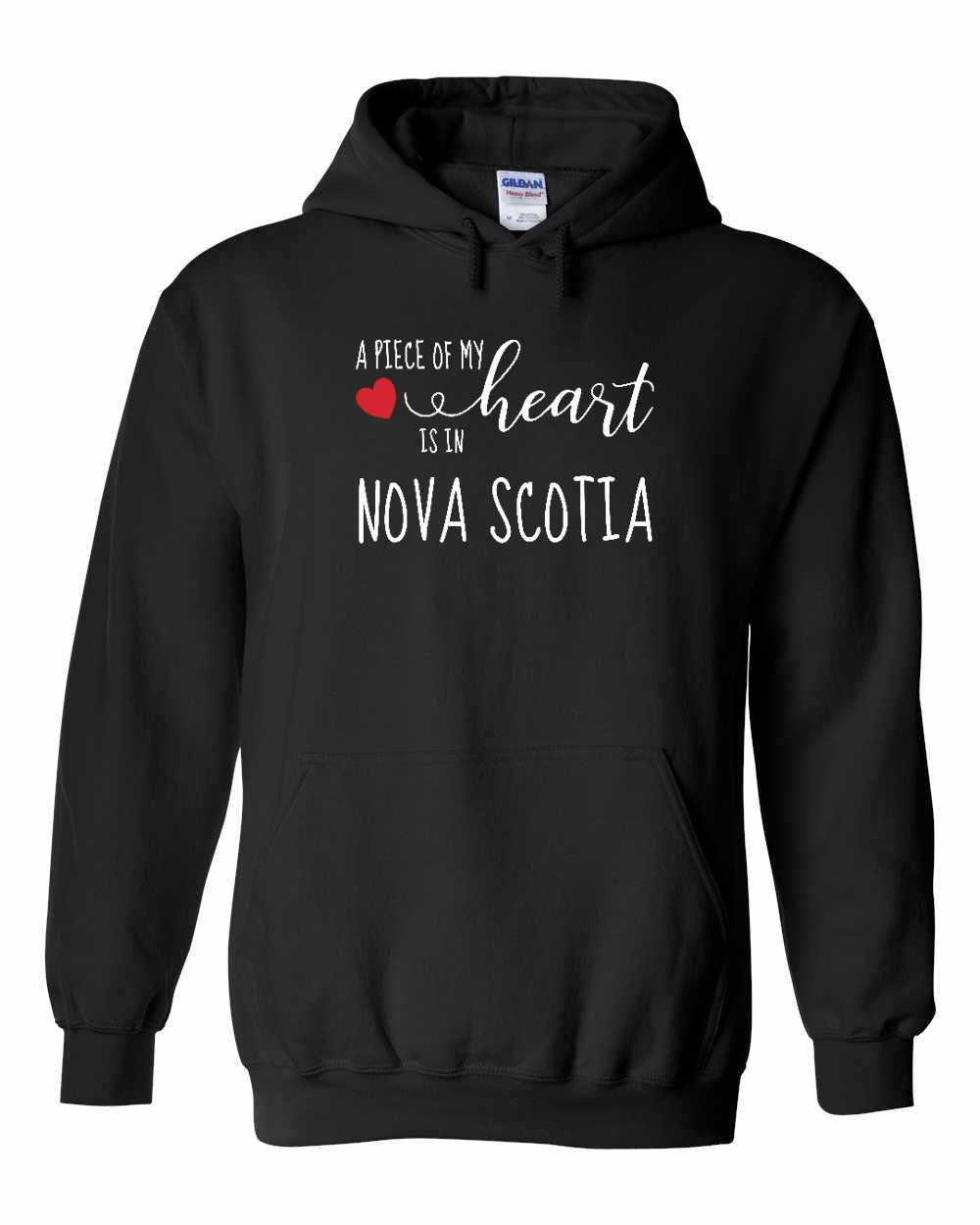 A piece of My heart in NS (Red Heart) Pullover Hoodie - Unisex