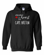 A piece of My heart in CB (Red Heart) Pullover Hoodie - Unisex