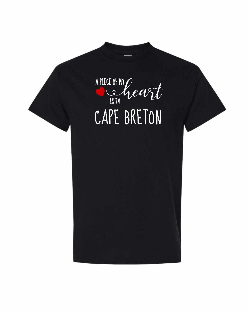 A piece of My heart in Cape Breton (Red Heart) Full Men's Tee