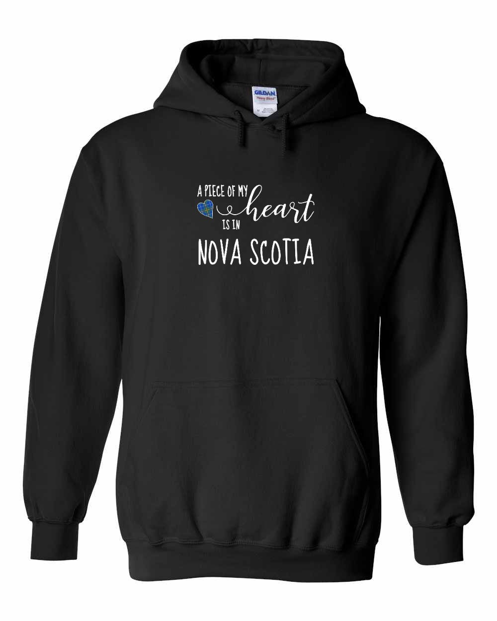 A piece of My heart in NS Tartan Heart Pullover Hoodie - Unisex