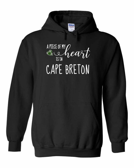 A piece of My heart in Cape Breton (Tartan Heart) Full Pullover Hoodie