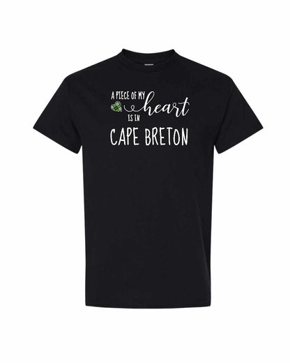 A piece of My heart in Cape Breton (Tartan Heart) Full Men's Tee
