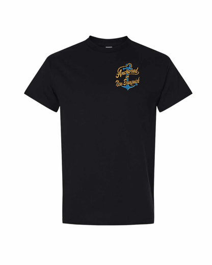 Anchored in New Brunswick Left Chest Men's Tee
