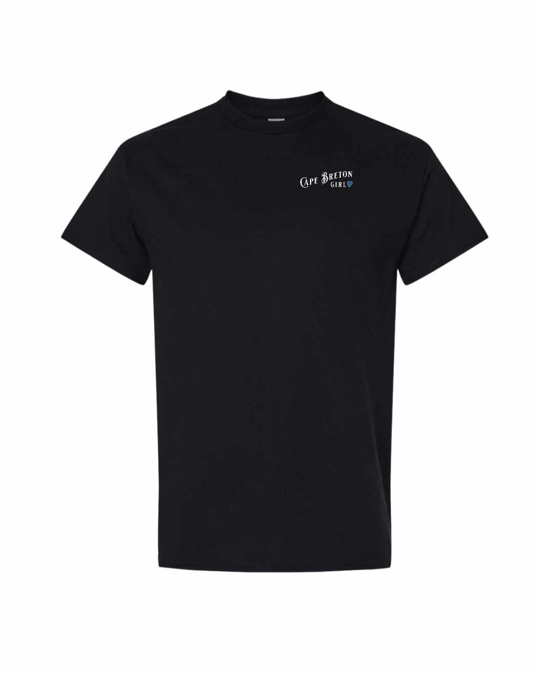 Cape Breton Girl Tartan Left Chest and Back Men's Tee