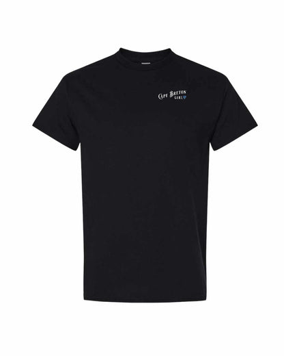Cape Breton Girl Tartan Left Chest and Back Men's Tee