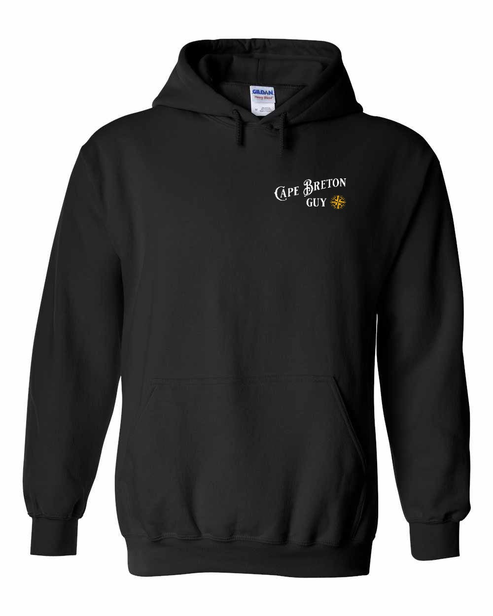 Cape Breton Guy yellow Left Chest Pullover Hoodie