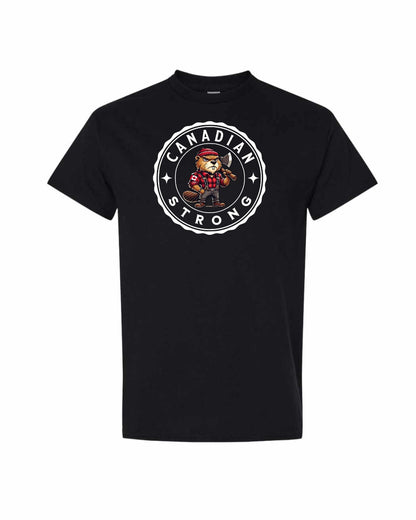 Canadian Strong Beaver Men's Tee - Gildan Canada (sewn Internationally)