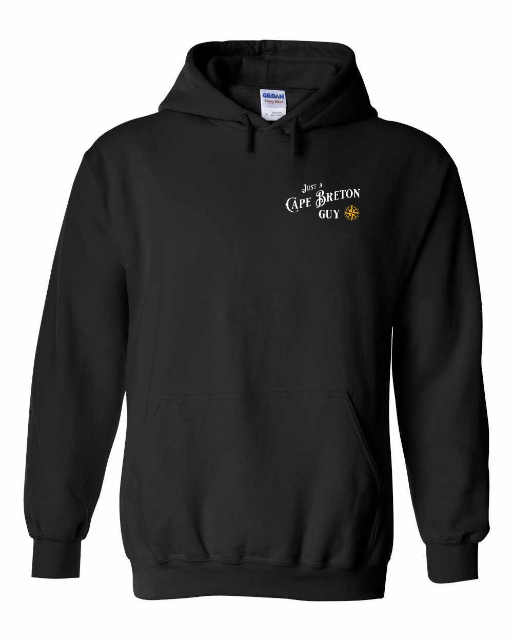 Just a CB Guy Yellow Compass Left Chest Pullover Hoodie - Unisex