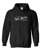 Just a NS Guy Yellow Compass Pullover Hoodie - Unisex