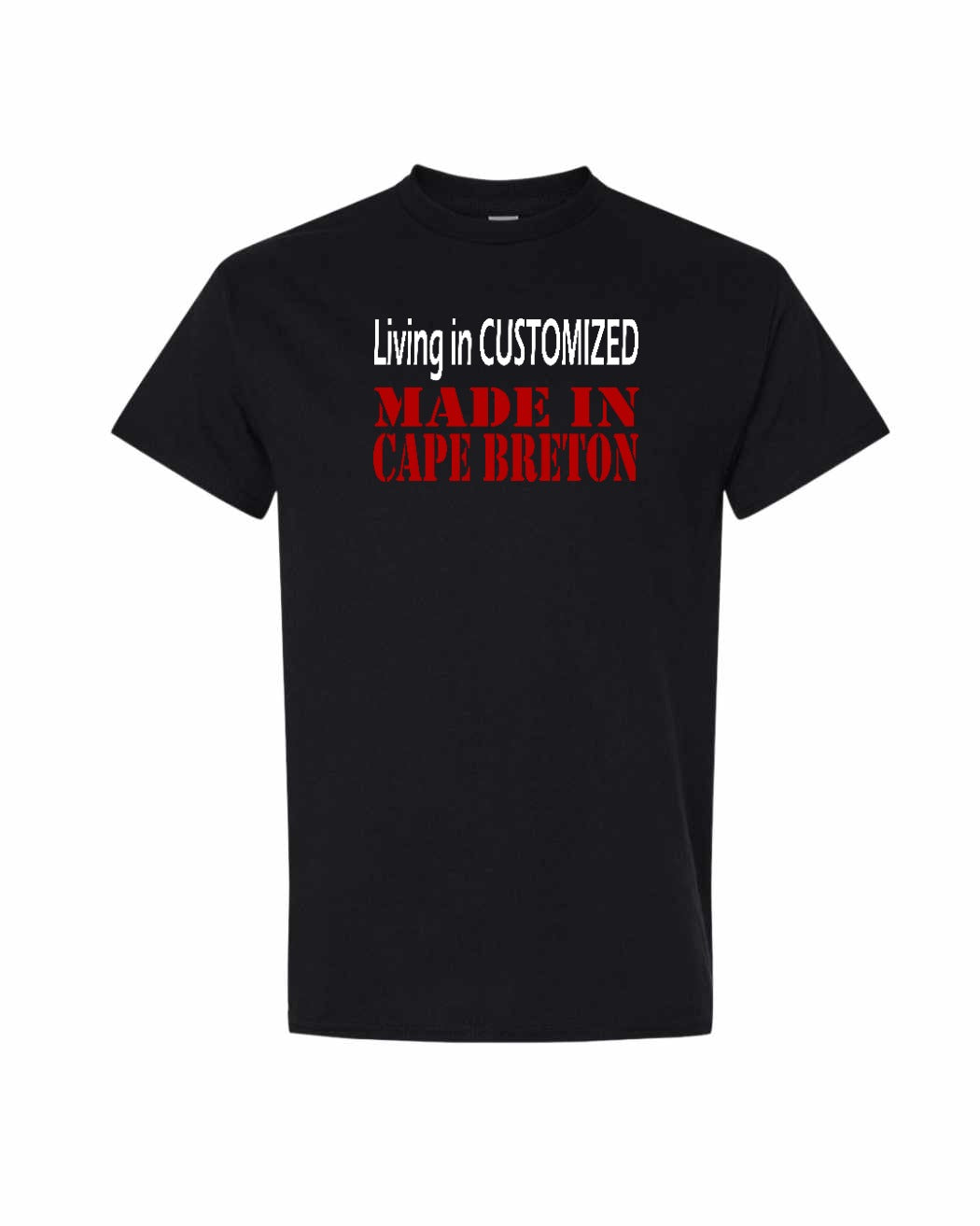 Living in Custom Made in Cape Breton Full Men's Tee