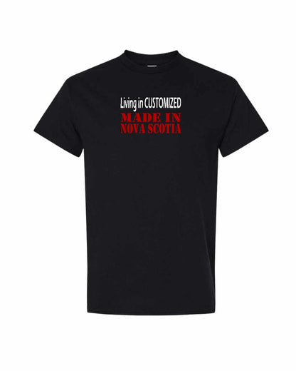Living in Custom Made in Nova Scotia Full mens-tee
