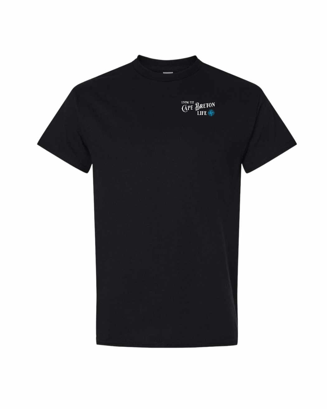 Living the CB Life blue Left Chest Men's Tee