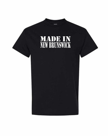 Made In New Brunswick ( White Lettering) Full Men's Tee