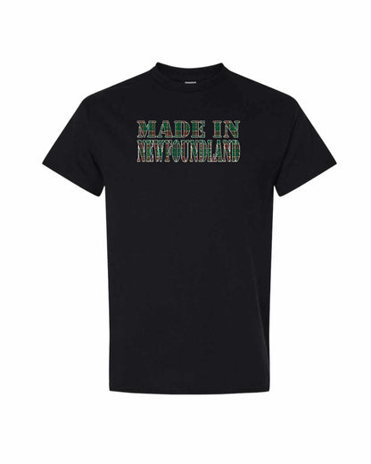 Made In Newfoundland ( Tartan Lettering) Full Men's Tee