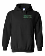 Made In NFLD ( Tartan Lettering) Left Chest Pullover Hoodie - Unisex