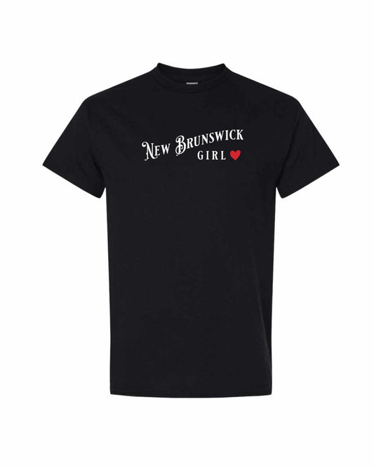 New Brunswick Girl Red Heart Full Men's Tee