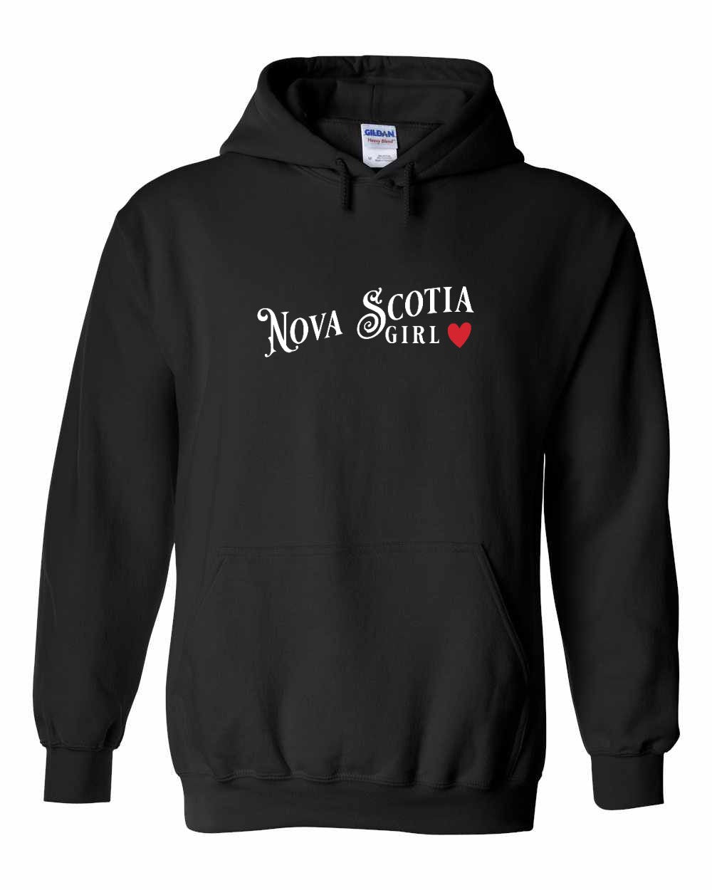 NS Girl Red Heart Pullover Hoodie - Unisex