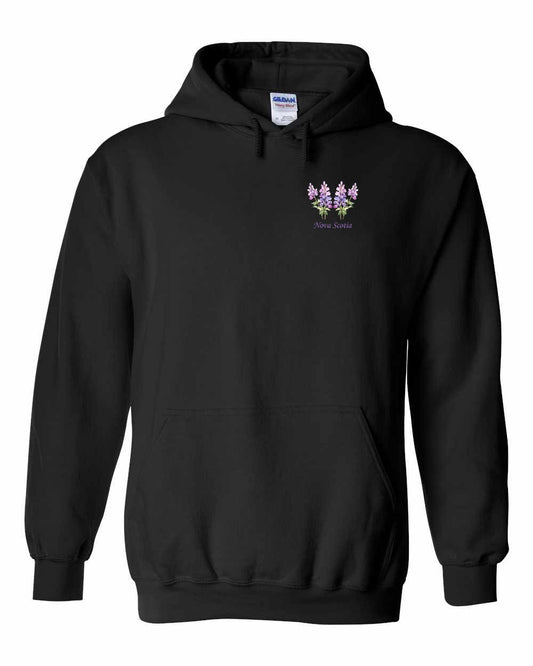 Nova Scotia Lupins Left Chest and Back pullover