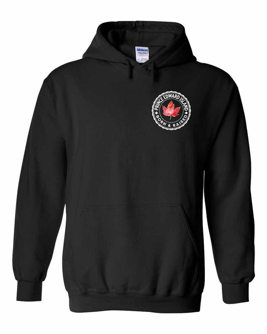 Born and Raised Prince Edward Island Left Chest Pullover