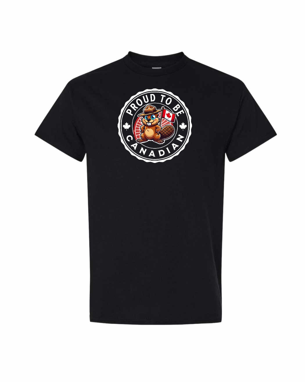 Proud to be Canadian Beaver Men's Tee - Gildan Canada (sewn Internationally)