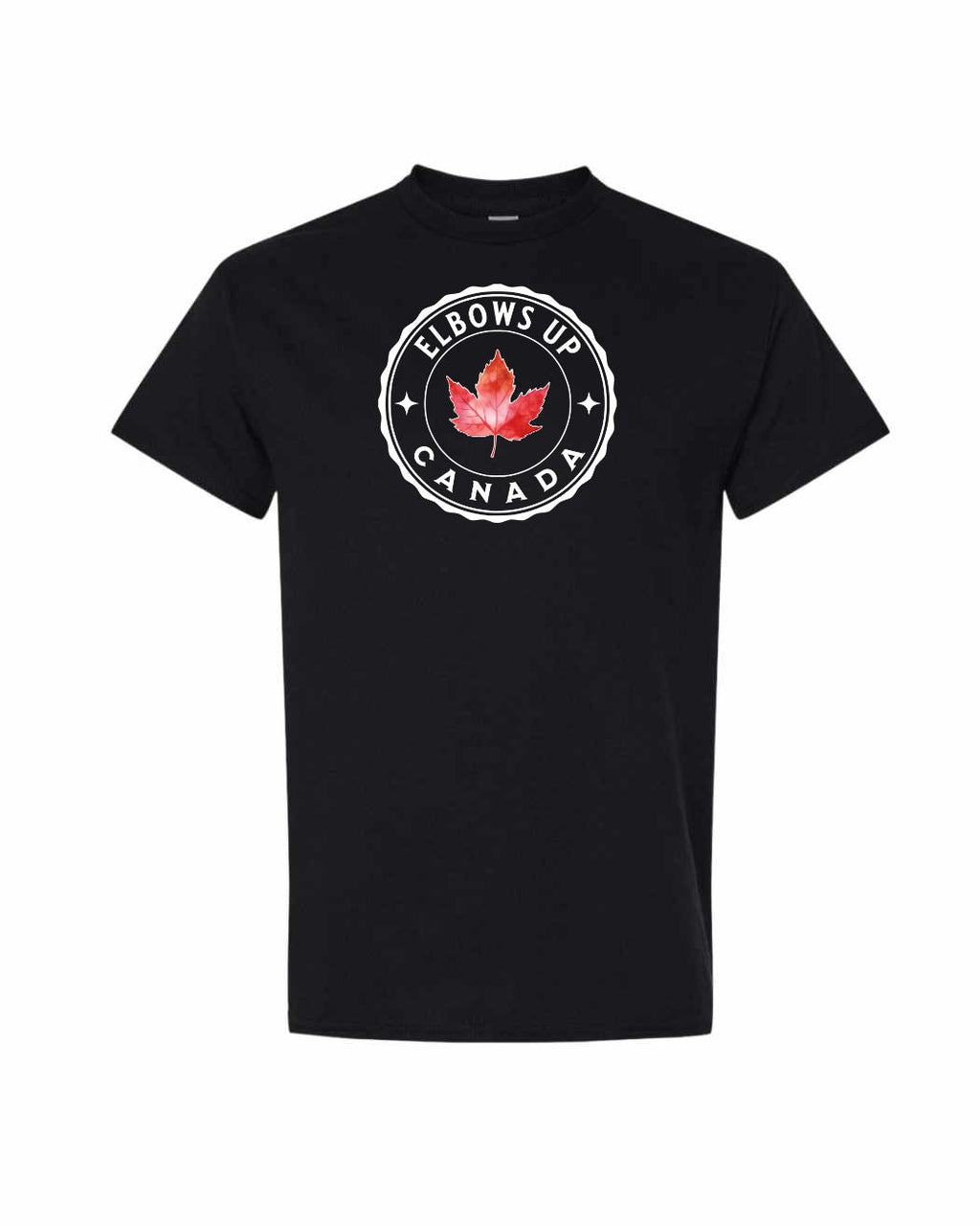 Elbows Up Leaf Men's Tee - Gildan Canada (sewn Internationally)